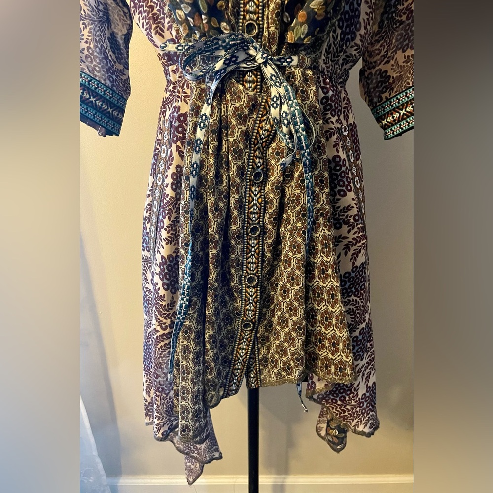 Byron Lars tunic Asymetrical Dress 2 4 extra small small petite - Picture 9 of 13